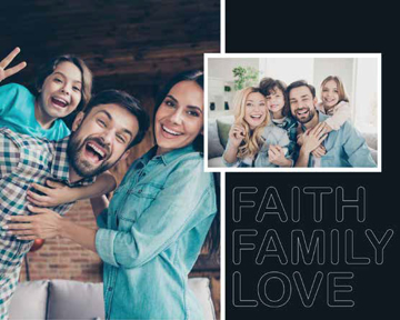 Picture of Faith Family Love-2 Image - 24x36