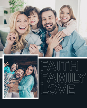 Picture of Faith Family Love-2 Image - 40x30