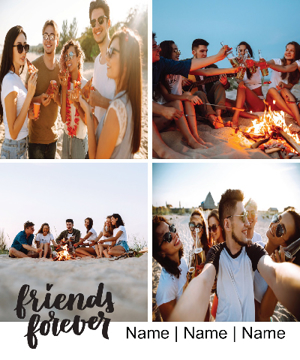 Picture of Friends-01 60x50 Plush (No Bleed)