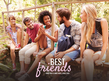 Picture of Friends-06 50x60 Plush (No Bleed)