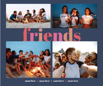 Picture of Friends-07 50x60 Plush (No Bleed)