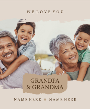 Picture of Grandparents-03 80x60 Sherpa