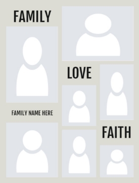 Picture of Family-07 40x30 Sherpa (Bleed)