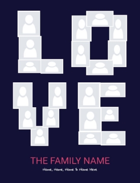 Picture of Family-10 40x30 Sherpa (Bleed)