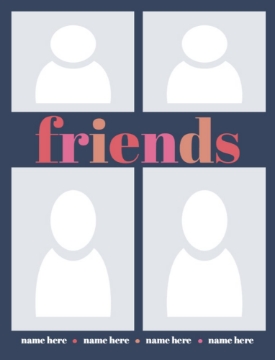 Picture of Friends-07 40x30 Sherpa (Bleed)
